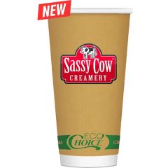 20 Oz Insulated Kraft Paper Cup, Digital