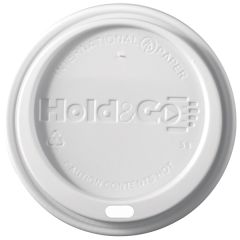 12/16/20 Oz Insulated Paper Cup Dome Lid - White Or Black