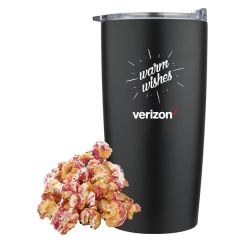 20 Oz Insulated Straight Tumbler Gift Set - Be Merry