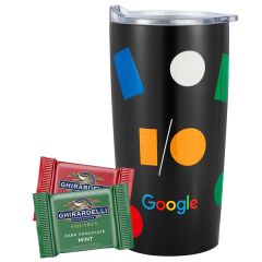 20 Oz Insulated Straight Tumbler Gift Set - Elite Treats