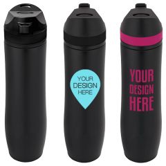 20 Oz Persona Wave Trail Vacuum Water Bottle
