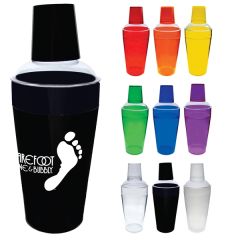20 Oz Plastic Cocktail Shaker/Sipper