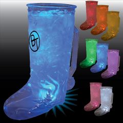 20 Oz Plastic Single Light-Up Cowboy Boot Mug