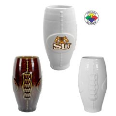 20 Oz Porcelain Football Tumbler