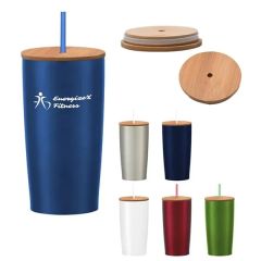 20 Oz Rocky Tumbler With Bamboo Lid