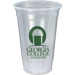 20 Oz Soft Sided Clear Plastic Cup