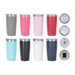 20 Oz Stainless Steel Double Wall Travel Mug
