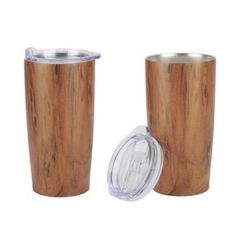 20 Oz Stainless Steel Vacuum Tumbler Straight Wall