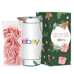 20 Oz Straight Tumbler Holiday Greetings-Strawberry Twists