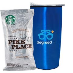 20 Oz Straight Tumbler With Plastic Liner Gift Sets