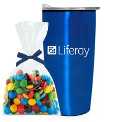 20 Oz Straight Tumbler With Plastic Liner Gift Sets