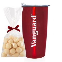 20 Oz Straight Tumbler With Plastic Liner Gift Sets