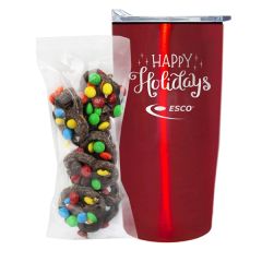 20 Oz Straight Tumbler W/Liner - Milk Choc. Pretzels/M&ms