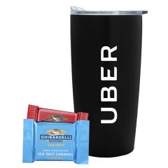 20 Oz Straight Wall Tumbler W/ Plastic Liner With Fills