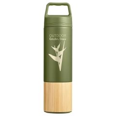 20 Oz Tao Bamboo Vacuum Insulated Stainless Steel Bottle
