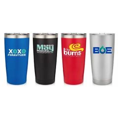 20 Oz Travel Stainless Vacuum Insulated Coffee Cup W/ Lid
