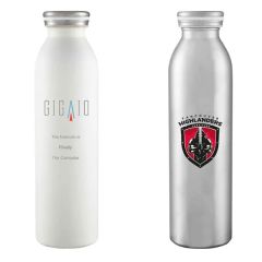20 Oz Travel Stainless Vacuum Insulated Sports Bottle W/ Lid