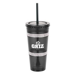 20 Oz Two Three Bling Tumbler