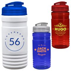 20 Oz Upcycle RPET Bottle USA Flip Top Lid