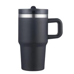 20 Oz Vacuum Mug With SS Plastic Handle, Rss Liner, Pfas Fre
