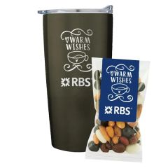 20 Oz Vacuum Sealed Straight Wall Tumbler Gift Set