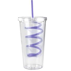20 Oz Venti Slurpy With Crazy Straw Tumbler