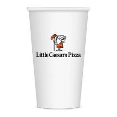 20 Oz White Paper Cup - High Line