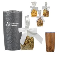 20 Oz Woodtone Rocky Tumbler With Stuffer