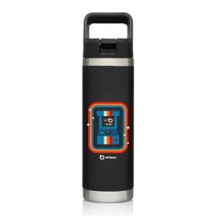 20 Oztravel Stainless Insulation Bottle W/ Lid,handle,straw