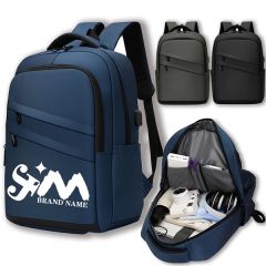 20L Waterproof Business Laptop USB Charging Travel Backpack