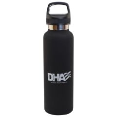 20 Oz Stainless Steel Insulated Vacuum Bottle W/Handle Lid