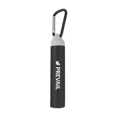 2200 mAh Cylindrical Power Bank With Carabiner