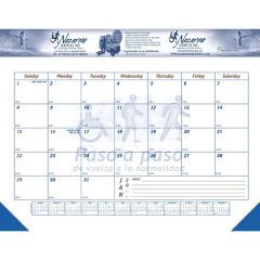 22 Inch X 17 Inch Double Imprint Calendar