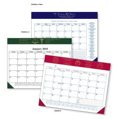 22 Inch X 17 Inch Header 12 Month Calendar With 2 Paper Corners