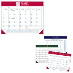 22 Inch X 17 Inch Header Calendar With Two Paper Corners