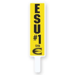 22 Inch  X 5 Inch  Paddle Shape Rally Sign Corrugated Plastic