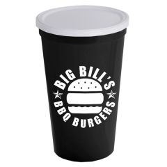 22 Oz Stadium Cup With No Hole Lid