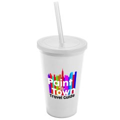 22 Oz Straw-N-Lid Single-Wall Tumbler - Digital