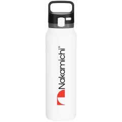 22 Oz H2go Harmon Recycled Stainless Steel Water Bottle