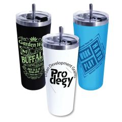 22 Oz Memphis Tumbler With Flip Top Lid & Stainless Steel S