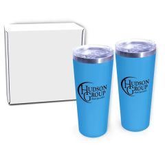 22 Oz Memphis Tumbler With Slide Lid - Gift Set