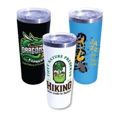 22 Oz Memphis Tumbler With Slide Lid, Full Color Digital