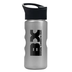 22 Oz Mini Peak Tritan Metalike Bottle With Pop-Up Sip Lid