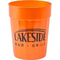 22 Oz Squat Fluted Stadium Plastic Cup