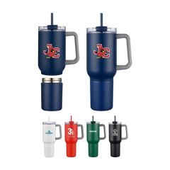 22 Oz Stainless Steel Travel Mug With Cup