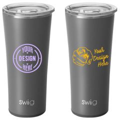 22 Oz. Swig Life Grey Stainless Steel Tumbler