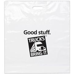 22W X 24h X 5 - Die Cut Handle Bag - Flexo Ink Print