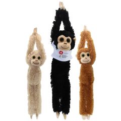 24 Inch Hanging Monkey Assortment W/ Shirt & Full Color Imprint