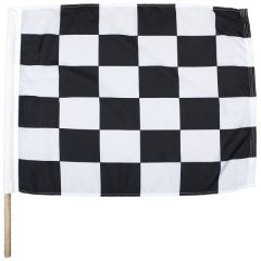 24 Inch X 30 Inch End Of Race Polyester Auto Racing Flag