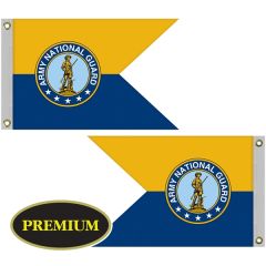 24 Inch X 36 Inch Double Sided Knitted Polyester Guidon Boat Flag
